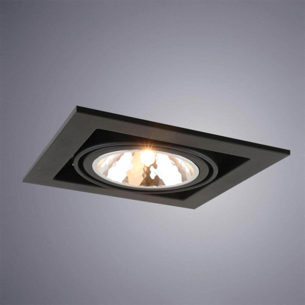 Встраиваемый светильник Arte Lamp Cardani Semplice A5949PL-1BK Встраиваемый светильник Arte Lamp Cardani Semplice A5949PL-1BK