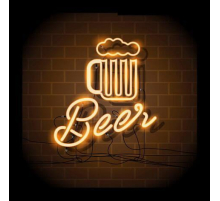Картина на холсте с LED подсветкой Beer Innova FP00281, 40*40 см (6/162) Б0040130