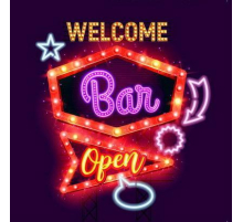 Картина на холсте с LED подсветкой Welcome Bar Innova FP00285, 40*40 см (6/162) Б0040133