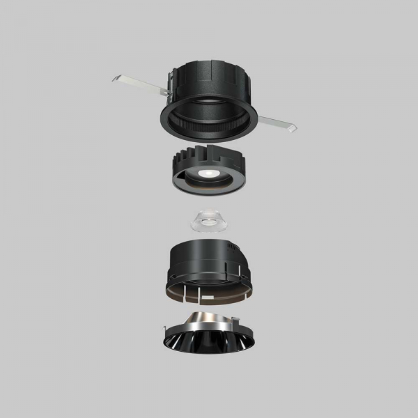 Декоративная рамка-отражатель Maytoni Technical Wise Ring057-10-GF Декоративная рамка-отражатель Maytoni Technical Wise Ring057-10-GF