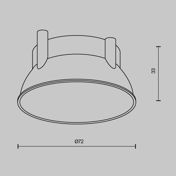 Декоративная рамка-отражатель Maytoni Technical Downlight Alfa LED Ring12-15W-RD-BS Декоративная рамка-отражатель Maytoni Technical Downlight Alfa LED Ring12-15W-RD-BS