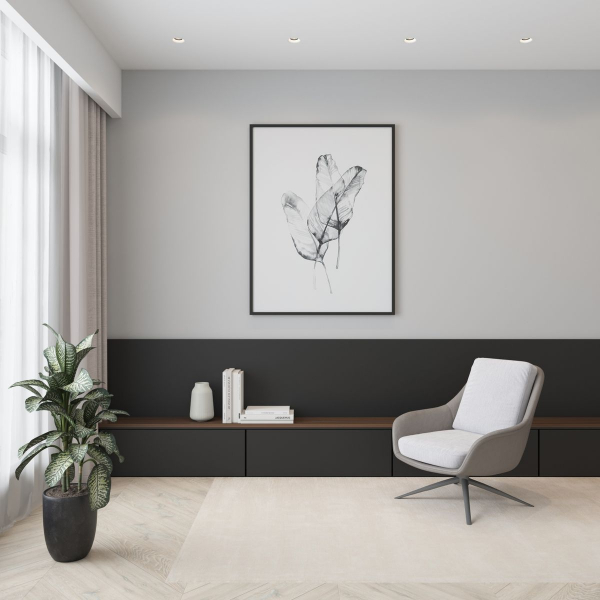 Кольцо декоративное Denkirs Inviz DK2085-BK Кольцо декоративное Denkirs Inviz DK2085-BK