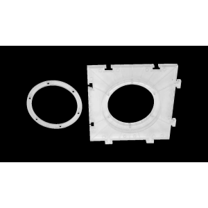 Рамка скрытого монтажа для встраиваемых светильников с наружным D 80-90мм Crystal Lux CLT 099 D80-90