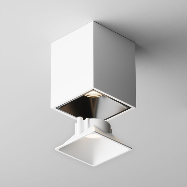 Декоративная рамка-отражатель Maytoni Technical Downlight Alfa LED Ring8-10W-SQ-W Декоративная рамка-отражатель Maytoni Technical Downlight Alfa LED Ring8-10W-SQ-W