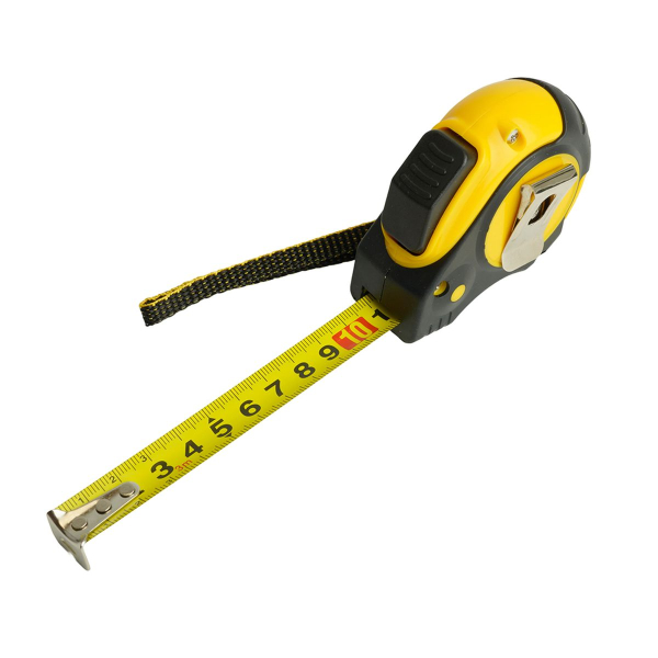 Рулетка, 3 м х 16 мм, прорезиненное покрытие, II класс точности, автостоп MTS-73-R 50201