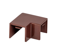 Поворот 90 гр. (16х16) (4 шт) темное дерево EKF-Plast abd-16-16x4