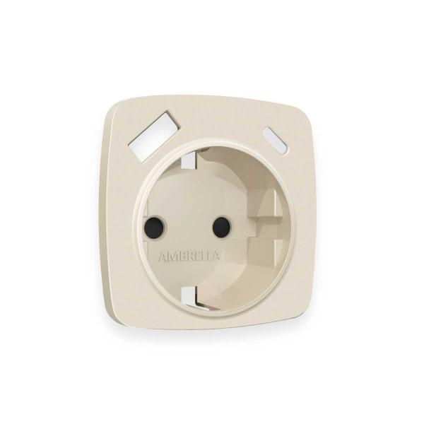 Лицевая панель розетки AMBRELLA VOLT OP3300