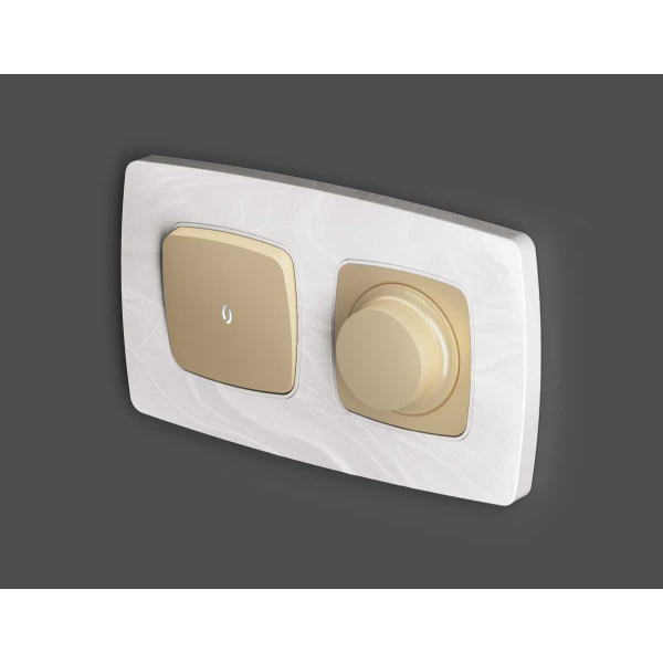 Лицевая панель диммера AMBRELLA VOLT OP6055