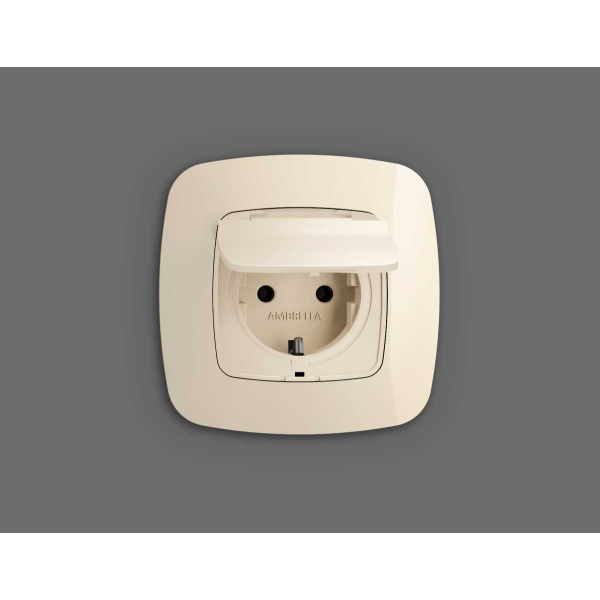 Лицевая панель розетки AMBRELLA VOLT OP3080