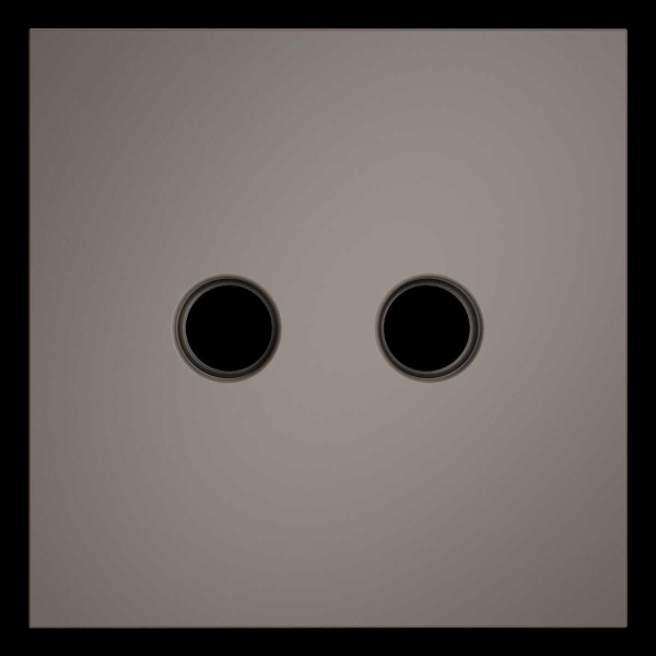 Накладка для розетки телевизионной оконечной TV+SAT, S70 (капучино) Voltum VLS001614