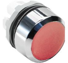 Кнопка MP1-20R красная (только корпус) без подсветки без фиксации* 1SFA611100R2001