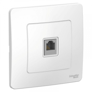 Розетка телефонная RJ11 Systeme Electric Blanca белая BLNIS011001
