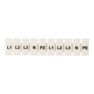 Маркеры для JXB-ST 2,5 с символами 'L1, L2, L3, N, PE' (100 шт.) EKF PROxima zb-st-2.5-L-1-3