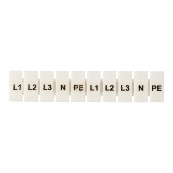 Маркеры для JXB-ST 2,5 с символами 'L1, L2, L3, N, PE' (100 шт.) EKF PROxima zb-st-2.5-L-1-3