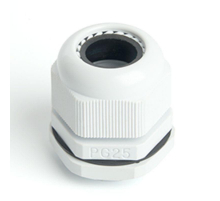 Сальник PG25 диаметр проводника 16-21 мм STEKKER, IP54, серый (DIY упаковка 2 шт) (без мембраны)