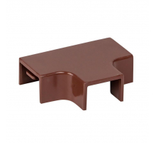 Угол T-образный (15х10) (4 шт) темное дерево EKF-Plast tchd-15-10x4