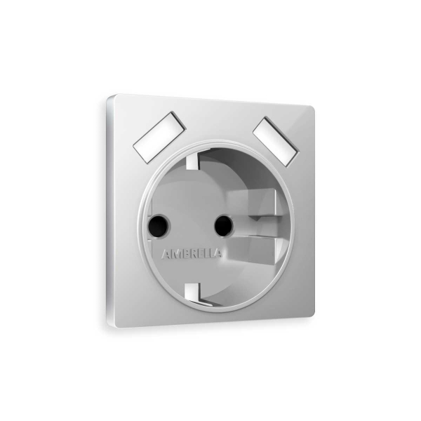 Лицевая панель розетки AMBRELLA VOLT AP4090
