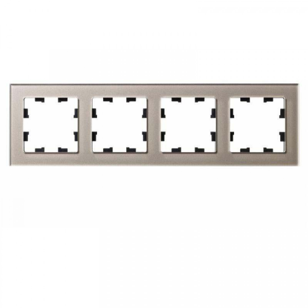 Рамка 4-постовая Systeme Electric AtlasDesign Nature шампань ATN320504 Рамка 4-постовая Systeme Electric AtlasDesign Nature шампань ATN320504