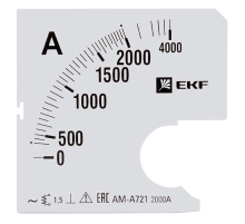 Шкала сменная для A721 2000/5А-1,5 EKF PROxima s-a721-2000