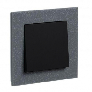 Рамка 1-постовая Systeme Electric AtlasDesign Nature айс грей ATN343201