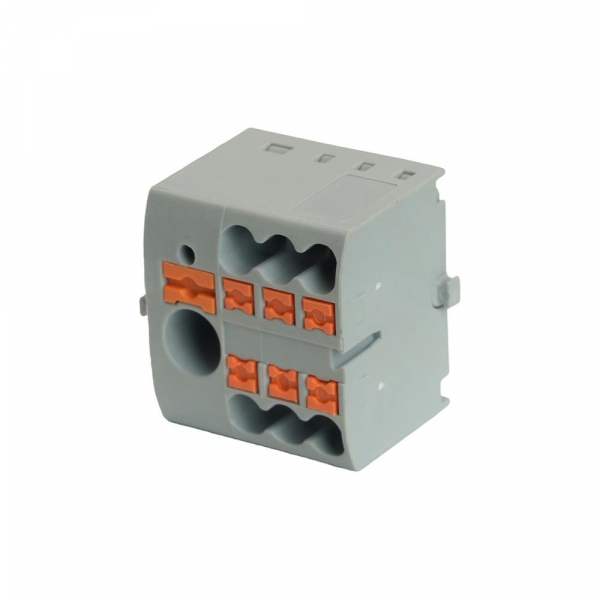 LD580 PTFIX 6-06/25 Зажим блочный PT распред. на 6 точ,сеч 2,5 мм2,690V,41А, интегр.1 точка,серый LD580 PTFIX 6-06/25 Зажим блочный PT распред. на 6 точ,сеч 2,5 мм2,690V,41А, интегр.1 точка,серый