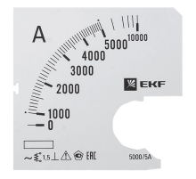 Шкала сменная для A721 5000/5А-1,5 EKF PROxima s-a721-5000