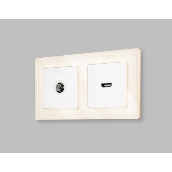 Лицевая панель розетки AMBRELLA VOLT AP1340