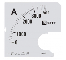 Шкала сменная для A961 3000/5А-1,5 EKF PROxima s-a961-3000
