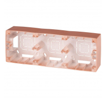 Коробка для накладного монтажа 3-постовая ЭРА 12 12-6103-14 Б0043188