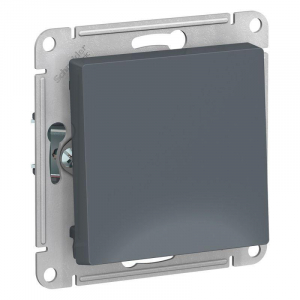 Выключатель одноклавишный Systeme Electric AtlasDesign 10A 250V грифель ATN000711