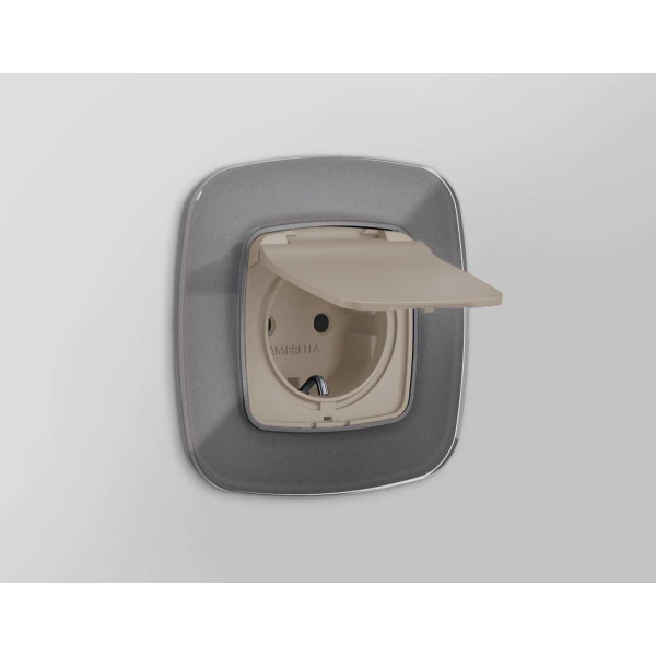 Лицевая панель розетки AMBRELLA VOLT OP3680