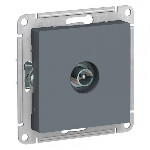 ТВ-розетка Systeme Electric AtlasDesign грифель ATN000793 ТВ-розетка Systeme Electric AtlasDesign грифель ATN000793