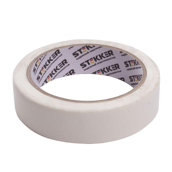 Малярная лента Stekker INTP7-36-40 36 мм, длина 40 м, на бумажной основе, белый 39155