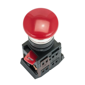 Кнопка AEAL-22 красная с фиксацией NO+NC Грибок EKF PROxima pbn-aeal-r