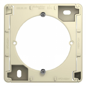 Коробка для наружного монтажа Systeme Electric Glossa бежевая GSL000200