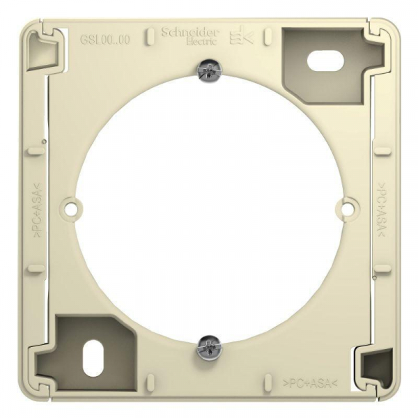 Коробка для наружного монтажа Systeme Electric Glossa бежевая GSL000200 Коробка для наружного монтажа Systeme Electric Glossa бежевая GSL000200