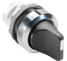 Переключатель M3SS1-20B (короткая ручка) черный 3-х позиционный без подсветки (только корпус) с фикс 1SFA611210R2006