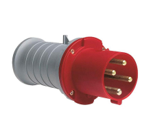 Вилка кабельная 363P6, 63А, 3P+E, IP44, 6ч 2CMA166752R1000