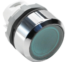 Кнопка MP1-21G зеленая (только корпус) с подсветкой без фиксации* 1SFA611100R2102