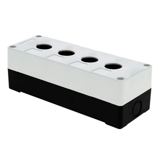 Корпус КП104 пластиковый 4 кнопки белый EKF PROxima cpb-104-w