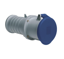 Розетка кабельная 263C6, 63А, 2P+E, IP44, 6ч 2CMA166840R1000