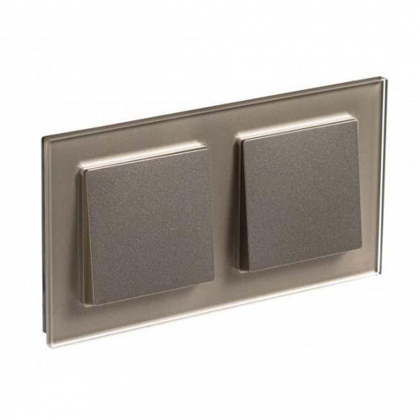 Рамка 2-постовая Systeme Electric AtlasDesign Nature шампань ATN320502 Рамка 2-постовая Systeme Electric AtlasDesign Nature шампань ATN320502