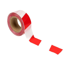 Лента оградительная ЛО 'Красно-белая' 75х100 EKF Basic lo-75x100-bas