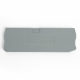 LD562-1-40 Торцевая заглушка для ЗНИ LD554 4 мм² (JXB ST 4), серый STEKKER