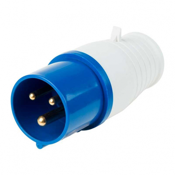 Вилка 013 переносная 2Р+РЕ 16А 220В IP44 REXANT 11-8900 Вилка 013 переносная 2Р+РЕ 16А 220В IP44 REXANT 11-8900