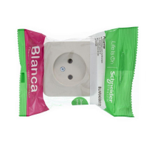 Розетка 2К Systeme Electric Blanca 16A 250V бежевая BLNRA000117