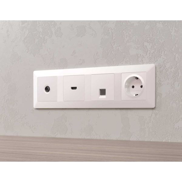 Лицевая панель розетки AMBRELLA VOLT AP2070