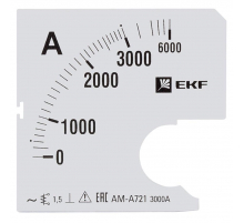 Шкала сменная для A721 3000/5А-1,5 EKF PROxima s-a721-3000
