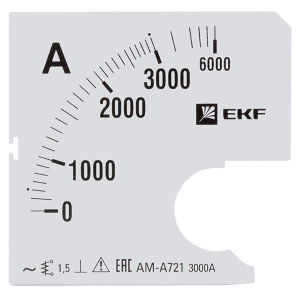 Шкала сменная для A721 3000/5А-1,5 EKF PROxima s-a721-3000