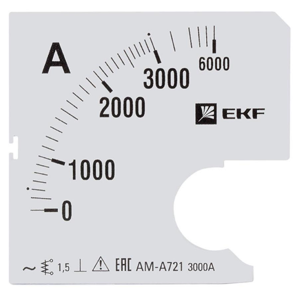 Шкала сменная для A721 3000/5А-1,5 EKF PROxima s-a721-3000